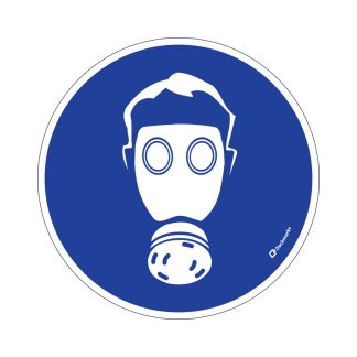 Gebod sticker - Ademhalingsbescherming (Stickers)