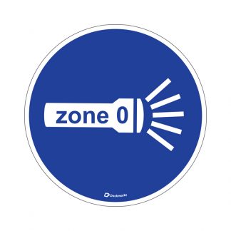 Gebod sticker - Zone 0 lamp (Stickers)