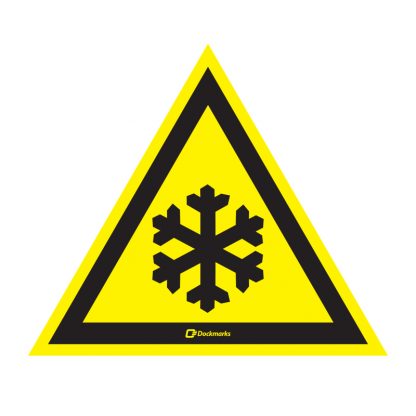 waarschuwing sticker - lage temperaturen (Stickers)