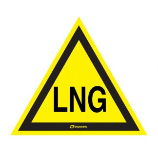 Waarschuwing sticker - LNG (Stickers)