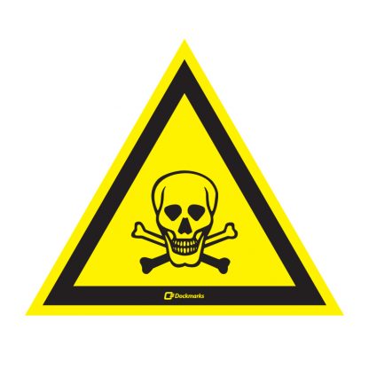 Waarschuwing sticker - Giftig (Stickers)