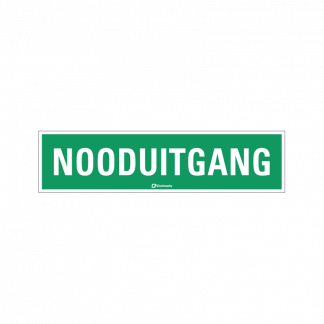 Redding sticker - Nooduitgang (Stickers)