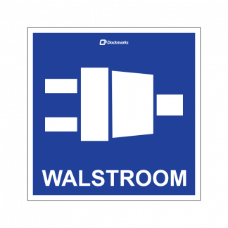 Tekst sticker - Walstroom (Stickers)