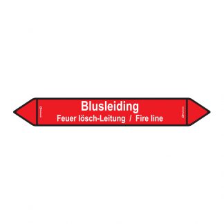 Leiding sticker - Blusleiding (Stickers)