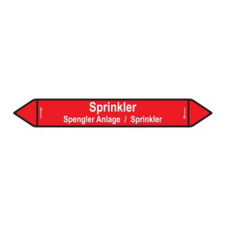Leiding sticker - Sprinkler (Stickers)