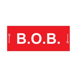 Tekst sticker - Bob (Stickers)