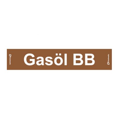 Tekst sticker - Gasöl BB (Stickers)