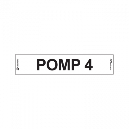 Tekst sticker - Pomp 4 (Stickers)