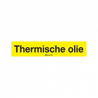 Tekst sticker - Thermische olie (Stickers)